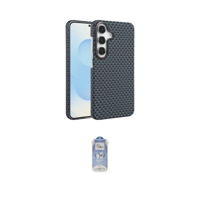 ieg™ Galaxy A15 4G Kılıf Doruk Serisi - Siyah Joko Magic 5D Cam