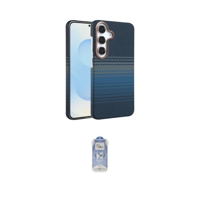 ieg™ Galaxy A15 4G Kılıf Doruk Serisi - Siyah Joko Magic 5D Cam