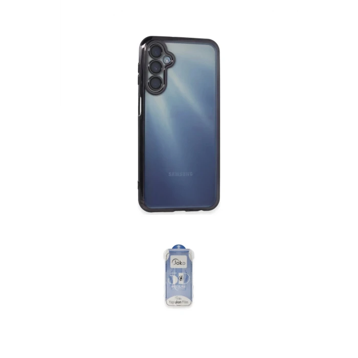 ieg™ Galaxy A15 4G Kılıf Vadi Minimal - Siyah Joko Magic 5D Cam