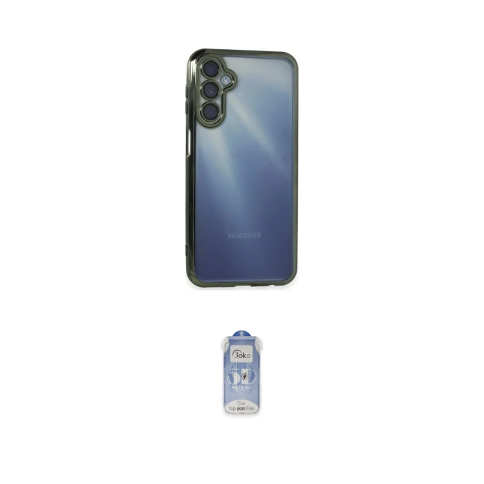 ieg™ Galaxy A15 4G Kılıf Vadi Minimal - Siyah Joko Magic 5D Cam