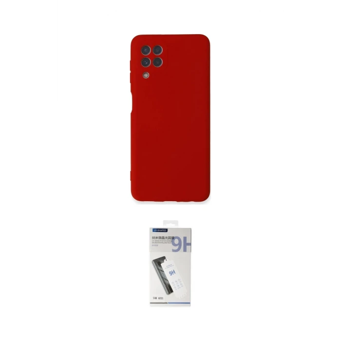 ieg™ Galaxy A22 Kılıf Ahenk Serisi - Şeffaf Uv Polymer Nano Ekran Koruyucu