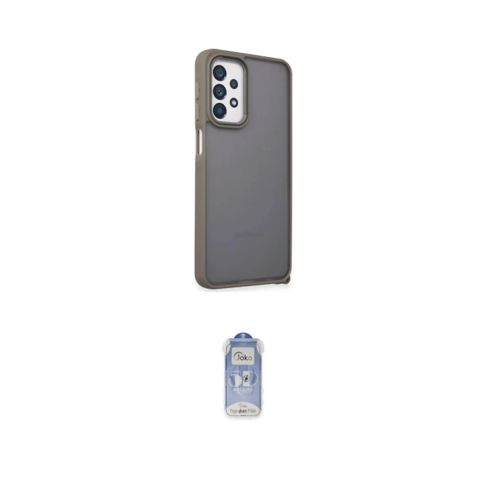 ieg™ Galaxy A23 4G Kılıf Atlas Form - Siyah Joko Magic 5D Cam