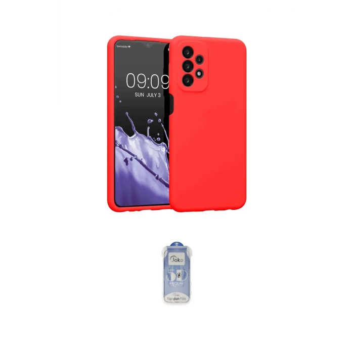 ieg™ Galaxy A23 4G Kılıf Kozmos Yansıma Özel Seri - Siyah Joko Magic 5D Cam