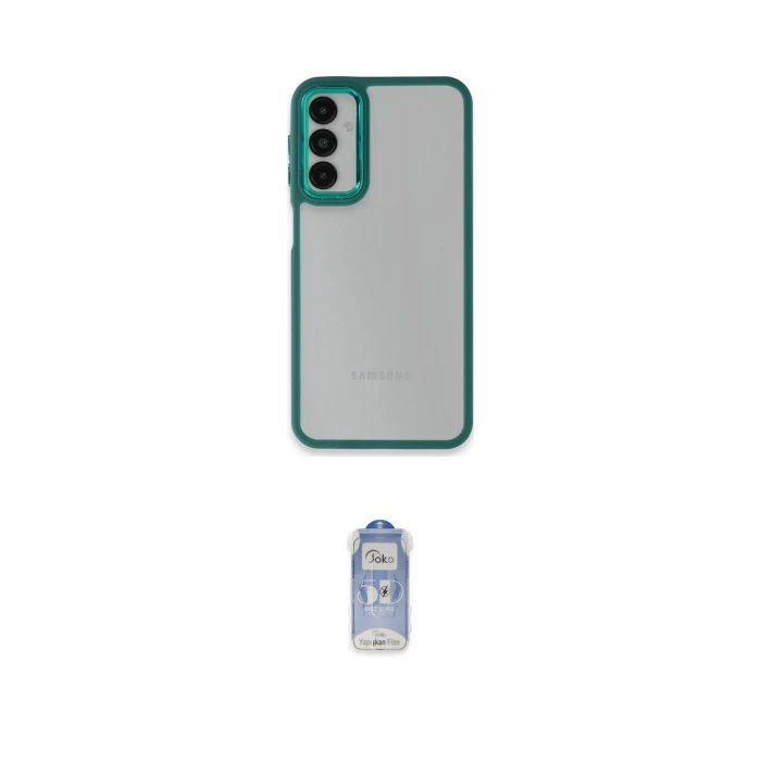 ieg™ Galaxy A24 4G Kılıf Eksen Doku Prime - Siyah Joko Magic 5D Cam
