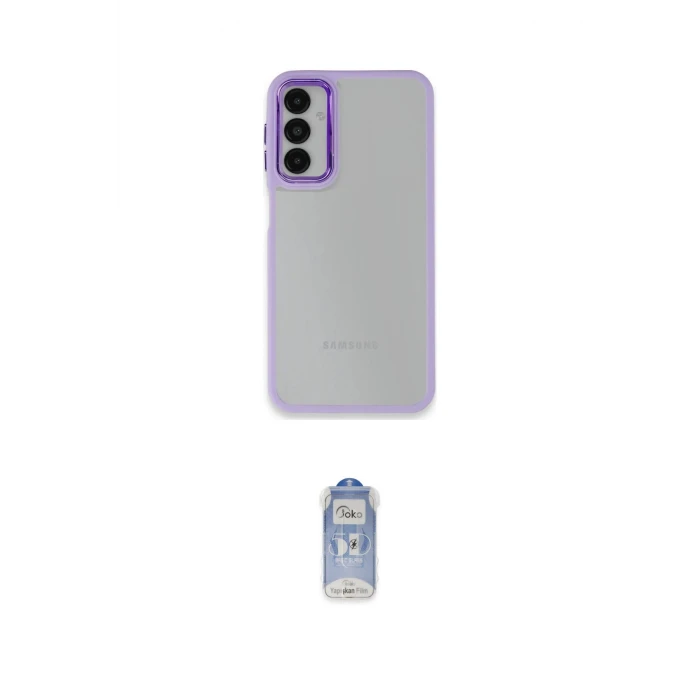 ieg™ Galaxy A24 4G Kılıf Eksen Doku Prime - Siyah Joko Magic 5D Cam