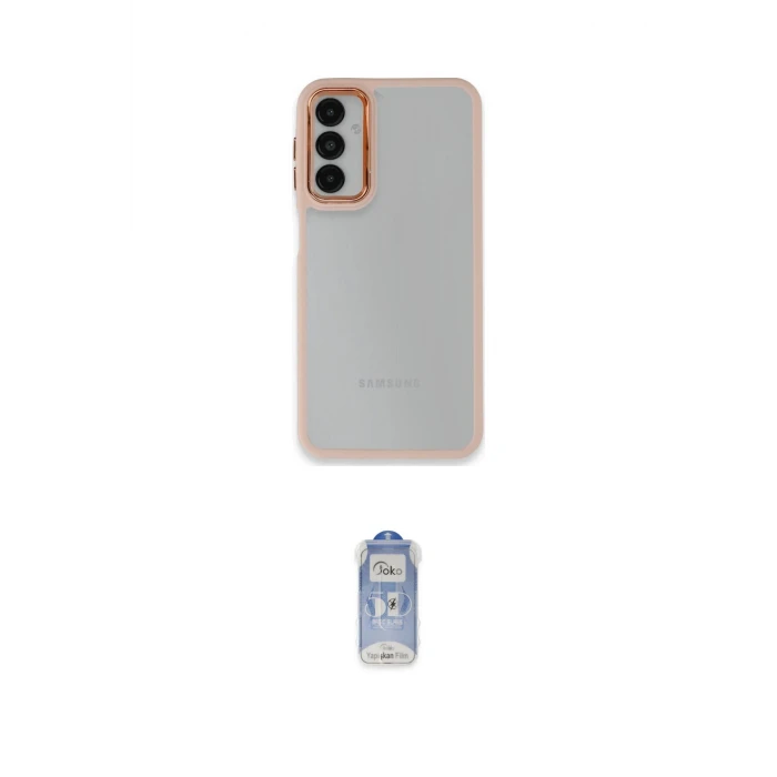 ieg™ Galaxy A24 4G Kılıf Eksen Doku Prime - Siyah Joko Magic 5D Cam