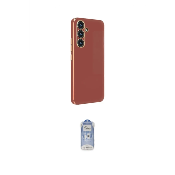 ieg™ Galaxy A24 4G Kılıf Yankı Serisi - Siyah Joko Magic 5D Cam