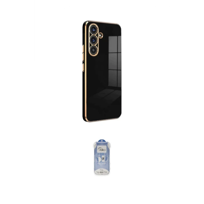ieg™ Galaxy A24 4G Kılıf Yankı Serisi - Siyah Joko Magic 5D Cam