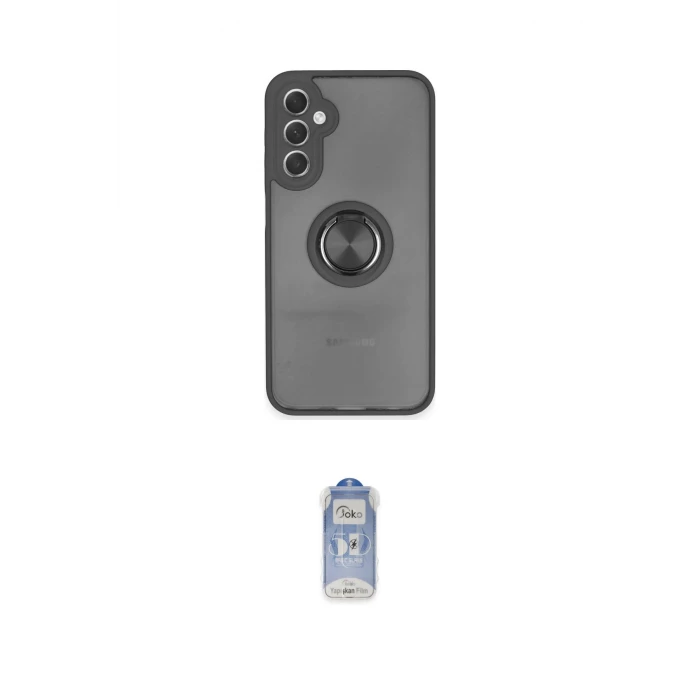 ieg™ Galaxy A24 4G Kılıf Yörünge Çizgi - Siyah Joko Magic 5D Cam