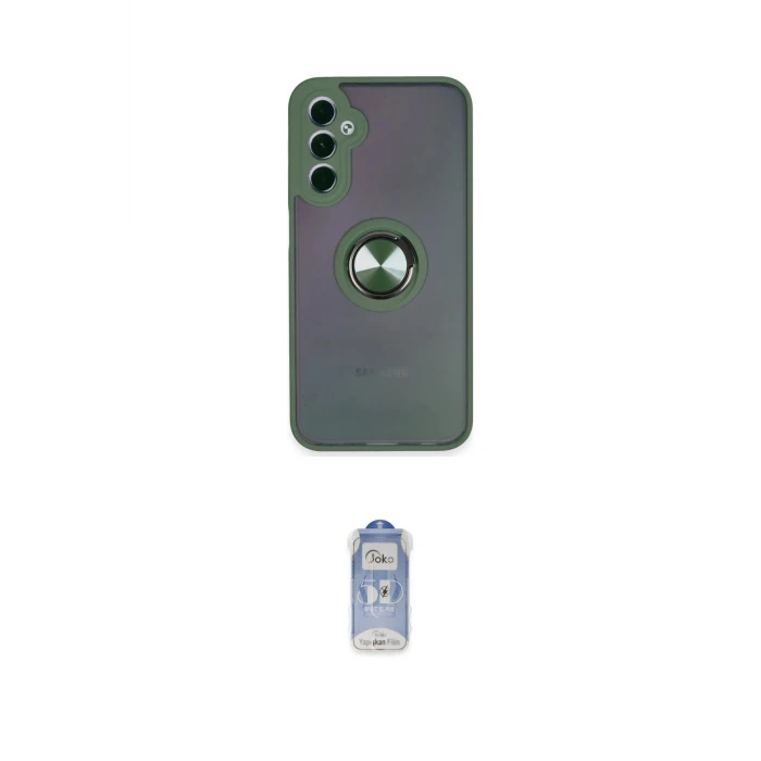 ieg™ Galaxy A24 4G Kılıf Yörünge Çizgi - Siyah Joko Magic 5D Cam