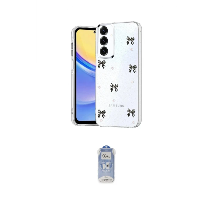 ieg™ Galaxy A24 4G Kılıf Yörünge Form - Siyah Joko Magic 5D Cam