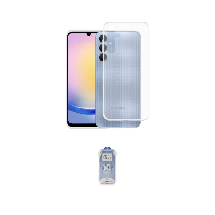 ieg™ Galaxy A25 5G Kılıf Zirve Doku - Siyah Joko Magic 5D Cam