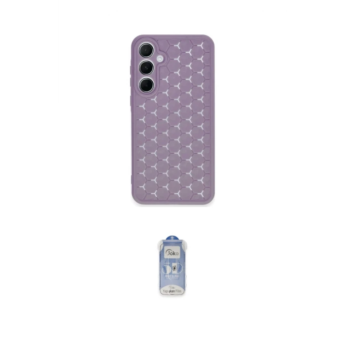 ieg™ Galaxy A25 5G Kılıf Zirve Form - Siyah Joko Magic 5D Cam