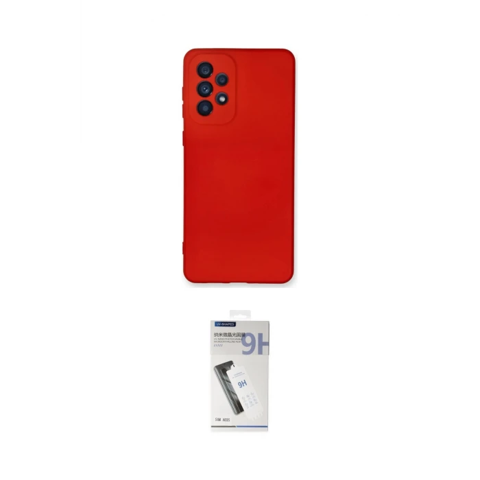 ieg™ Galaxy A33 5G Kılıf Ahenk Serisi - Şeffaf Uv Polymer Nano Ekran Koruyucu