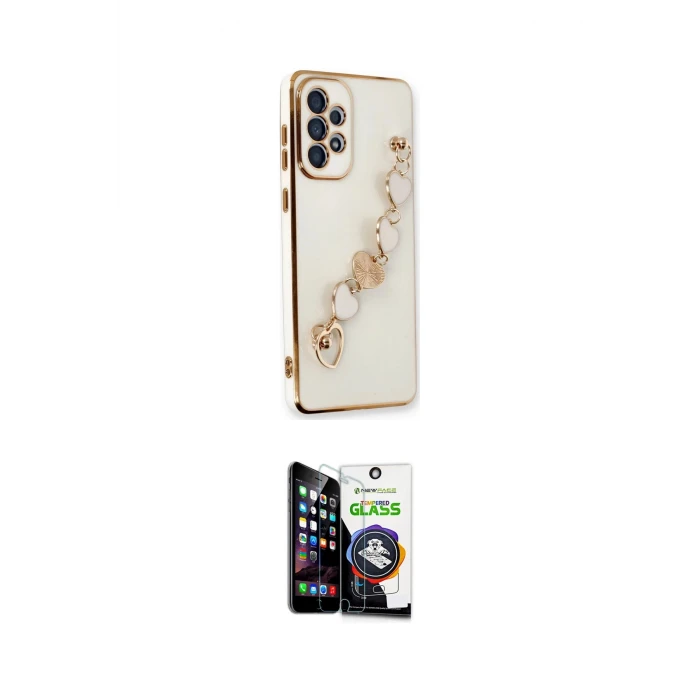 ieg™ Galaxy A33 5G Kılıf Nova Işık Prime - Şeffaf Temperli Cam Ekran Koruyucu
