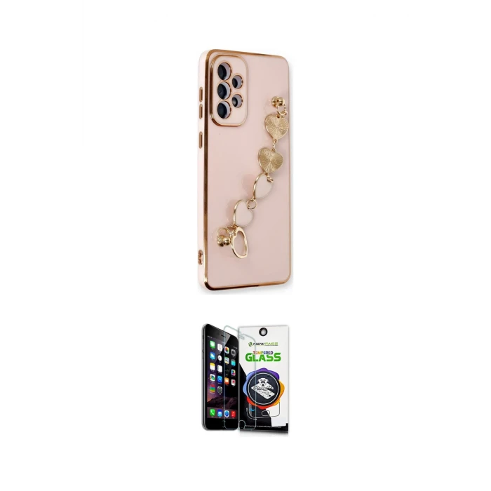ieg™ Galaxy A33 5G Kılıf Nova Işık Prime - Şeffaf Temperli Cam Ekran Koruyucu
