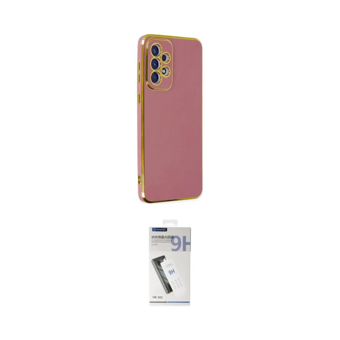 ieg™ Galaxy A33 5G Kılıf Yankı Serisi - Şeffaf Uv Polymer Nano Ekran Koruyucu