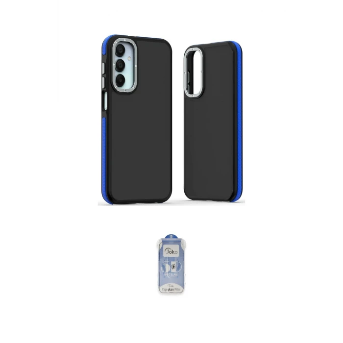 ieg™ Galaxy A35 5G Kılıf Eksen Işık - Siyah Joko Magic 5D Cam