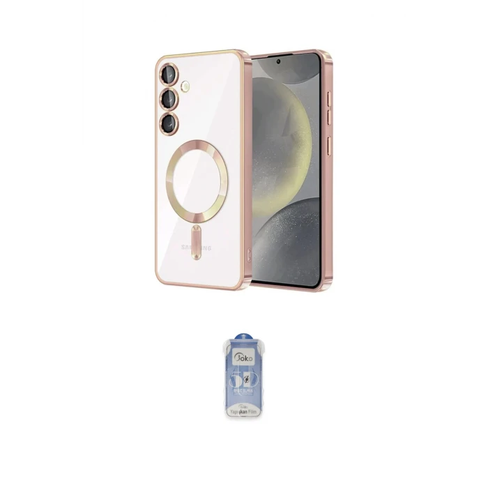 ieg™ Galaxy A35 5G Kılıf Nova Işık Özel Seri - Siyah Joko Magic 5D Cam