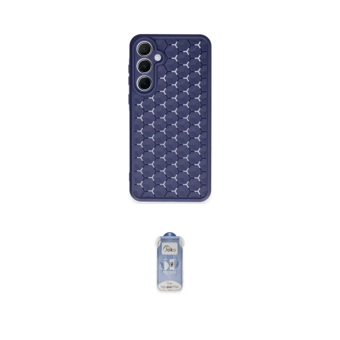 ieg™ Galaxy A35 5G Kılıf Zirve Form - Siyah Joko Magic 5D Cam