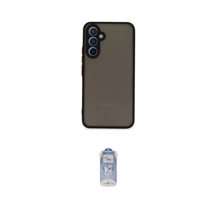 ieg™ Galaxy A54 5G Kılıf Ahenk Çizgi Serisi - Siyah Joko Magic 5D Cam
