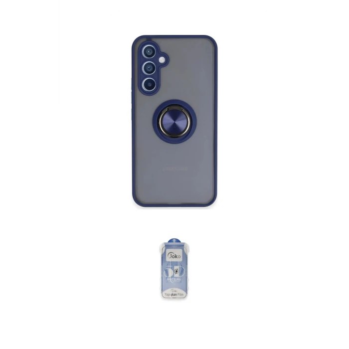 ieg™ Galaxy A54 5G Kılıf Yörünge Çizgi - Siyah Joko Magic 5D Cam