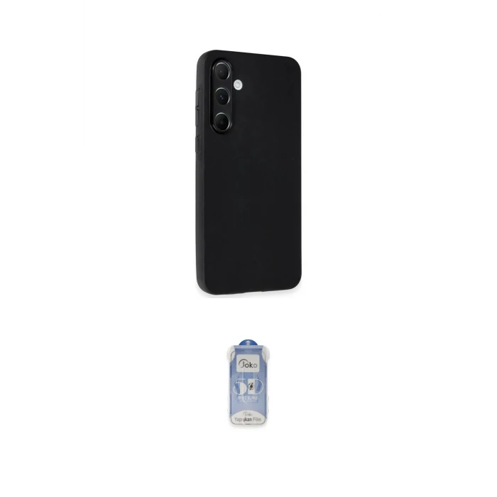 ieg™ Galaxy A55 5G Kılıf Atlas Minimal Prime - Siyah Joko Magic 5D Cam