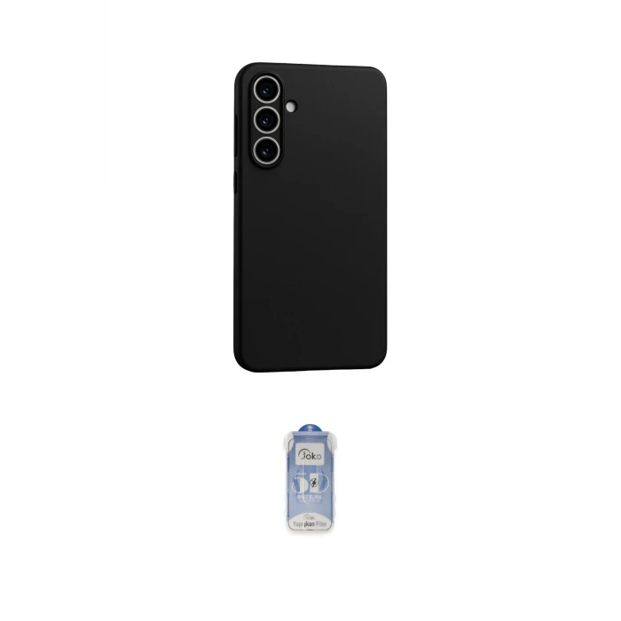 ieg™ Galaxy A55 5G Kılıf Kozmos Yansıma Özel Seri - Siyah Joko Magic 5D Cam