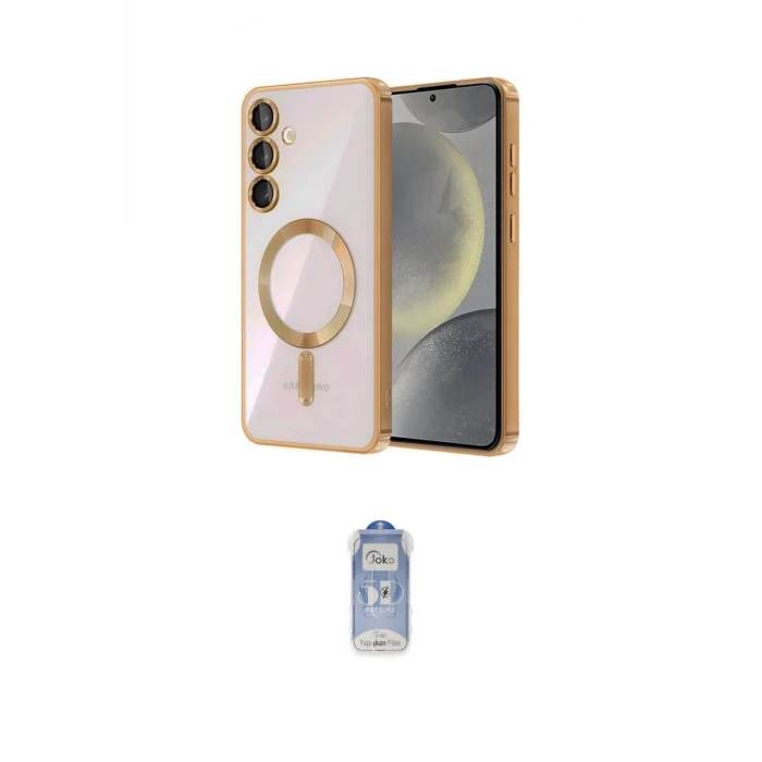 ieg™ Galaxy A55 5G Kılıf Nova Işık Özel Seri - Siyah Joko Magic 5D Cam