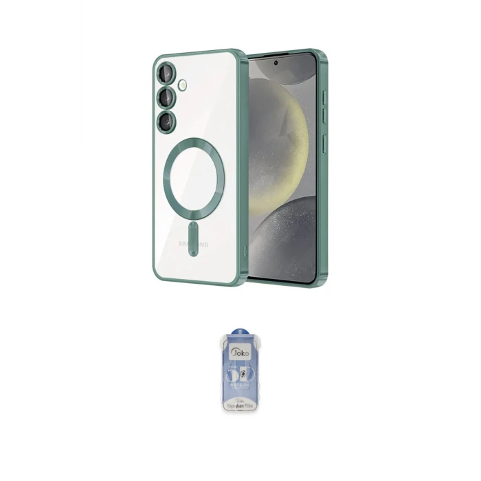 ieg™ Galaxy A55 5G Kılıf Nova Işık Özel Seri - Siyah Joko Magic 5D Cam