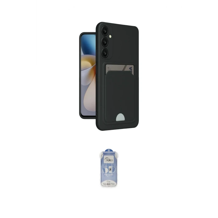 ieg™ Galaxy A55 5G Kılıf Vadi Çizgi Prime - Siyah Joko Magic 5D Cam