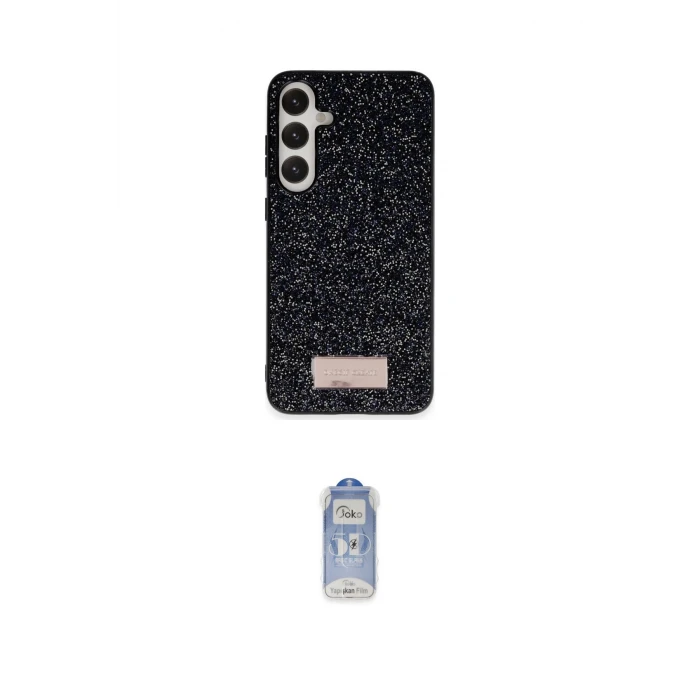 ieg™ Galaxy A55 5G Kılıf Vadi Klasik Serisi - Siyah Joko Magic 5D Cam