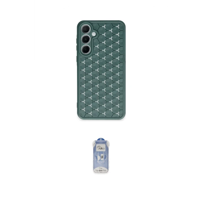ieg™ Galaxy A55 5G Kılıf Zirve Form - Siyah Joko Magic 5D Cam
