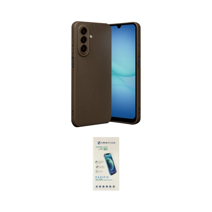 ieg™ Galaxy A57 5G Kılıf Nova Işık - Şeffaf Pasifik Cam Ekran Koruyucu