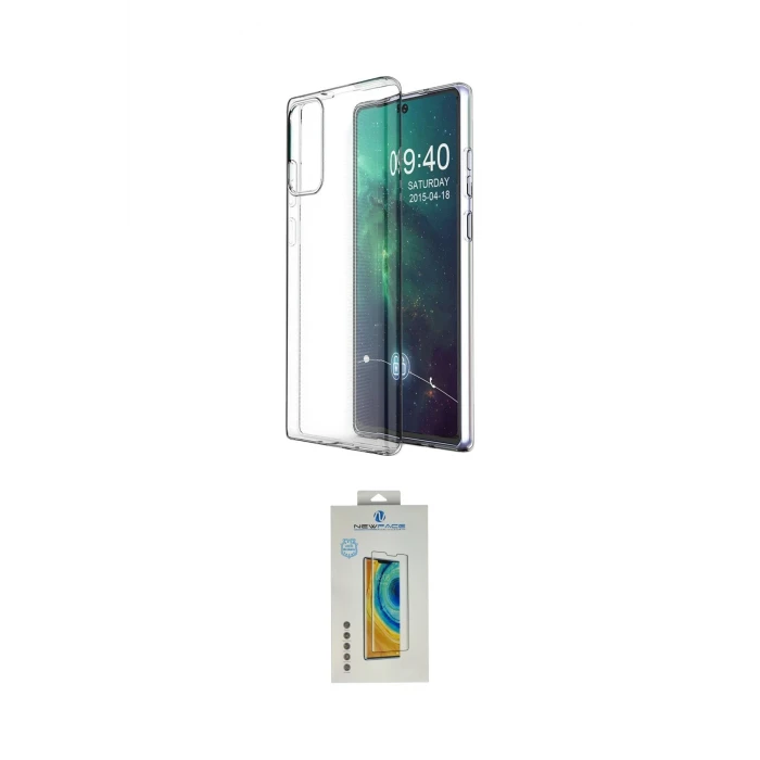 ieg™ Galaxy Note 20 Kılıf Zirve Doku - Şeffaf Polymer Nano Ekran Koruyucu