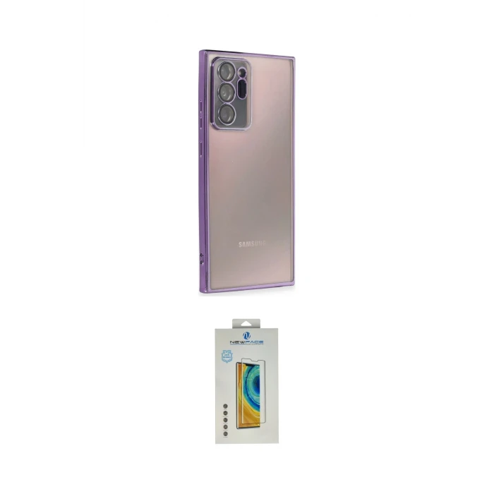 ieg™ Galaxy Note 20 Ultra Kılıf Vadi Minimal - Şeffaf Polymer Nano Ekran Koruyucu