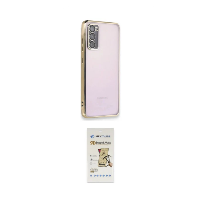ieg™ Galaxy S20 FE Kılıf Vadi Minimal - Siyah Mat Seramik Nano Ekran Koruyucu