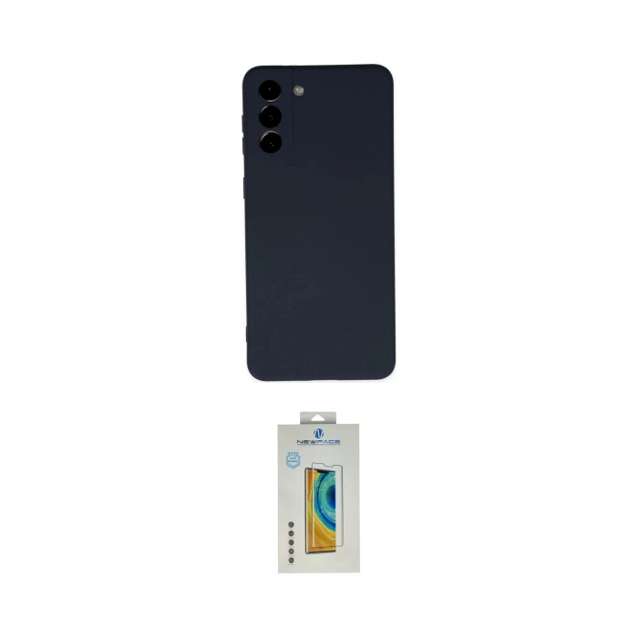 ieg™ Galaxy S21 Plus Kılıf Ahenk Serisi - Şeffaf Polymer Nano Ekran Koruyucu