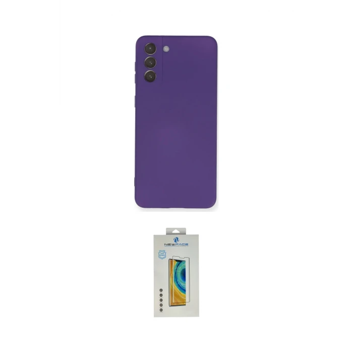 ieg™ Galaxy S21 Plus Kılıf Ahenk Serisi - Şeffaf Polymer Nano Ekran Koruyucu