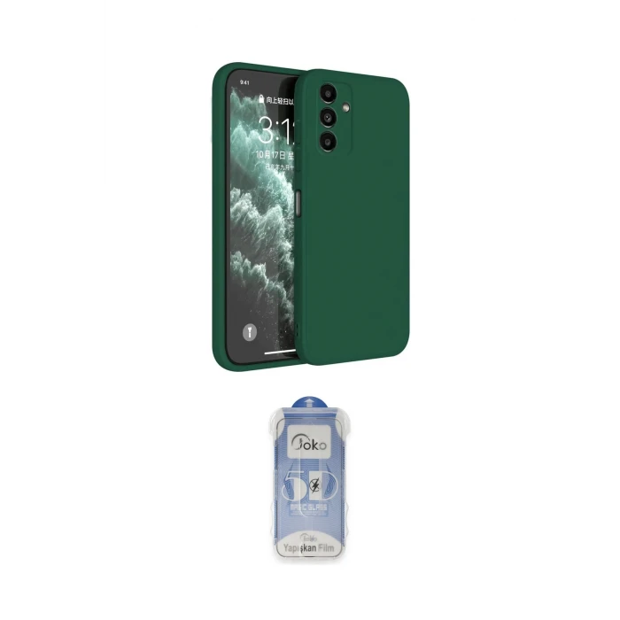 ieg™ Galaxy S23 FE Kılıf Kozmos Yansıma Özel Seri - Siyah Joko Magic 5D Cam