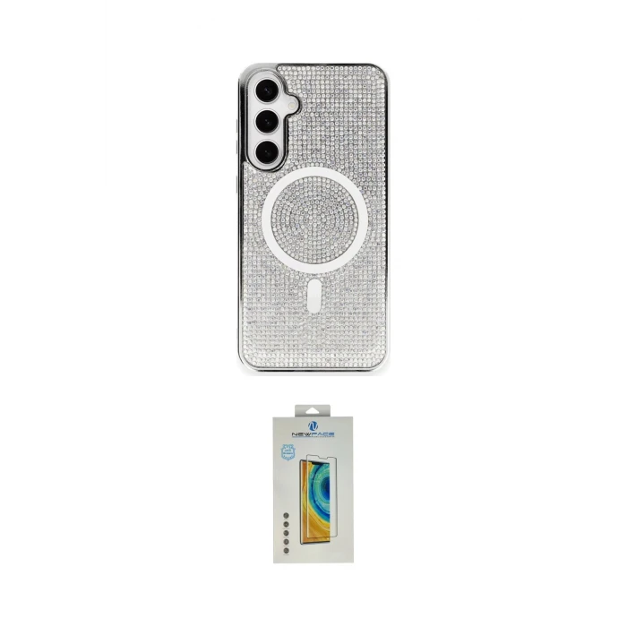 ieg™ Galaxy S23 Kılıf Eksen Çizgi - Şeffaf Polymer Nano Ekran Koruyucu