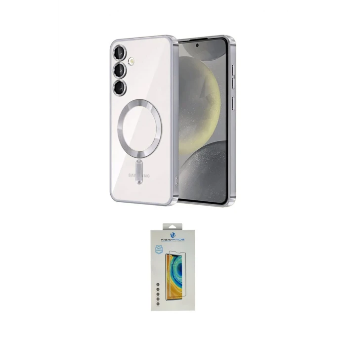 ieg™ Galaxy S23 Kılıf Nova Işık Özel Seri - Şeffaf Polymer Nano Ekran Koruyucu