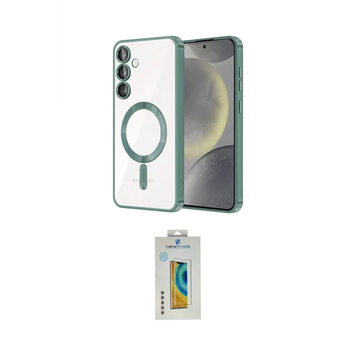 ieg™ Galaxy S23 Kılıf Nova Işık Özel Seri - Şeffaf Polymer Nano Ekran Koruyucu