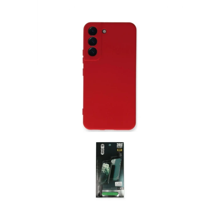ieg™ Galaxy S23 Plus Kılıf Ahenk Serisi - Şeffaf 360 Full Body Arka Koruyucu