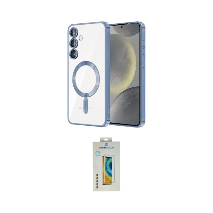 ieg™ Galaxy S23 Plus Kılıf Nova Işık Özel Seri - Şeffaf Polymer Nano Ekran Koruyucu