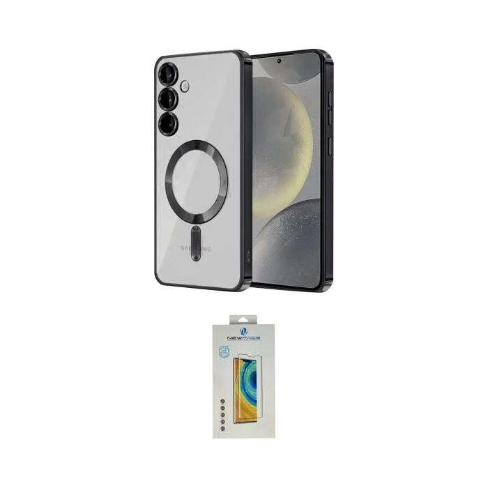 ieg™ Galaxy S23 Plus Kılıf Nova Işık Özel Seri - Şeffaf Polymer Nano Ekran Koruyucu