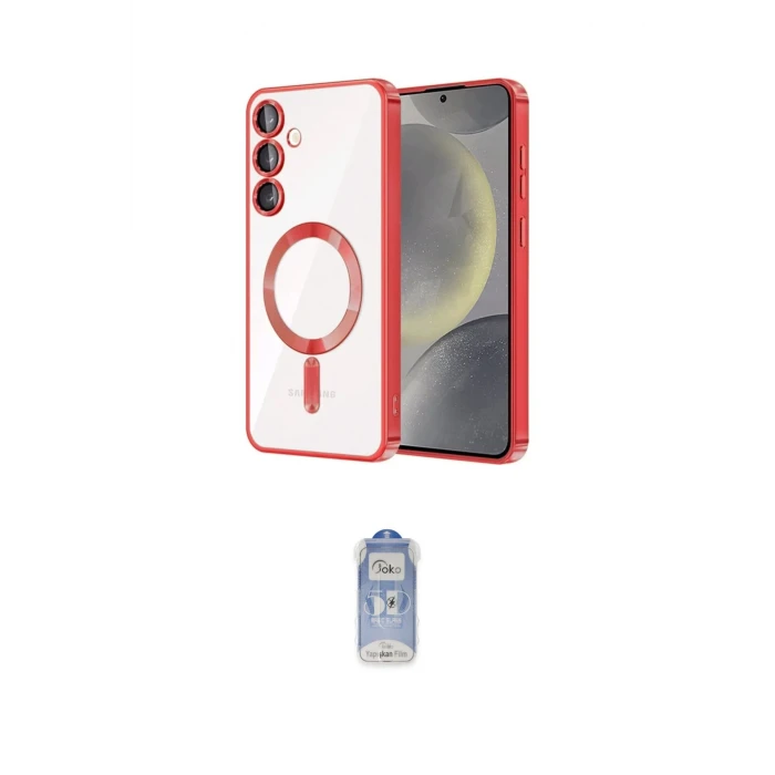 ieg™ Galaxy S23 Plus Kılıf Nova Işık Özel Seri - Siyah Joko Magic 5D Cam