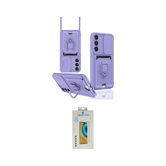ieg™ Galaxy S23 Plus Kılıf Vadi Form Prime - Şeffaf Polymer Nano Ekran Koruyucu
