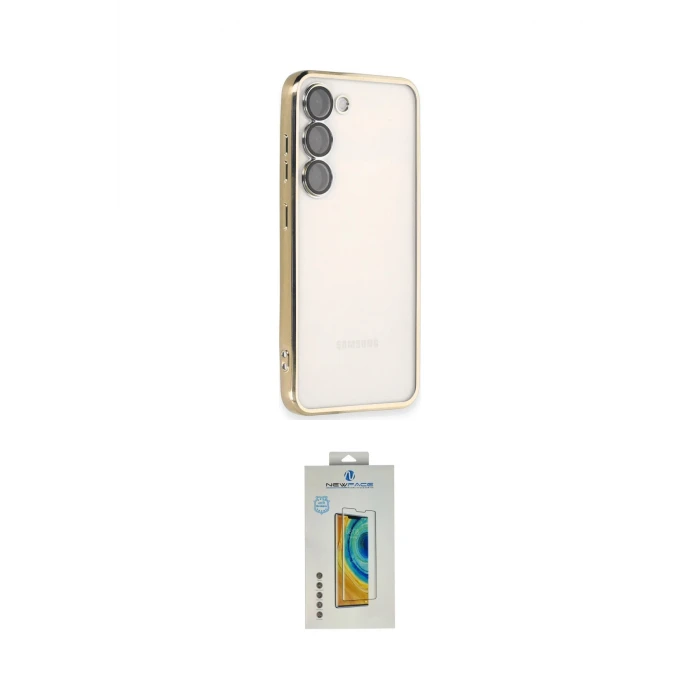 ieg™ Galaxy S23 Plus Kılıf Vadi Minimal - Şeffaf Polymer Nano Ekran Koruyucu