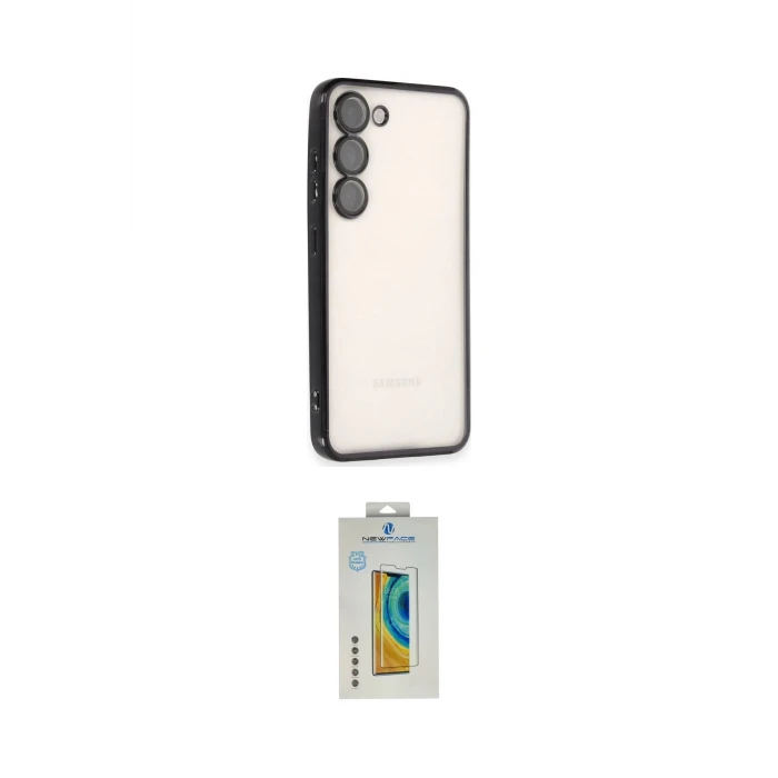 ieg™ Galaxy S23 Plus Kılıf Vadi Minimal - Şeffaf Polymer Nano Ekran Koruyucu